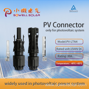 Typical LTM5 PV connector solar cable connector